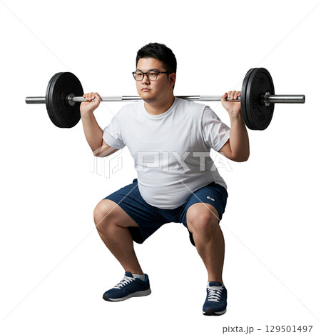 運動する男性 129501497