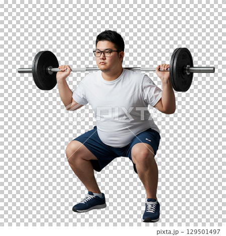 運動する男性 129501497