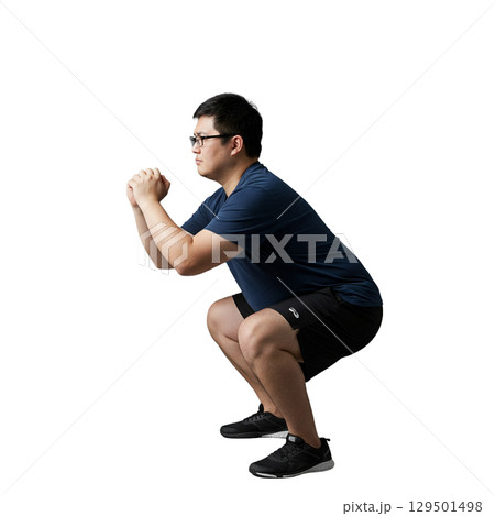 運動する男性 129501498
