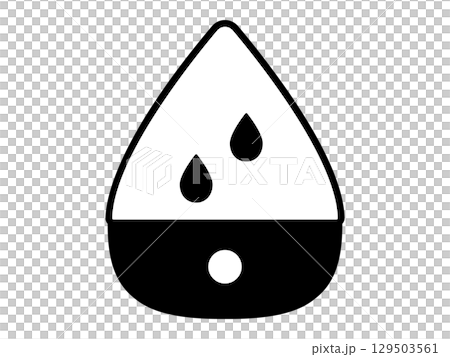 加湿器のアイコン　モノトーン 129503561