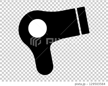 ドライヤーのアイコン　モノトーン 129503564
