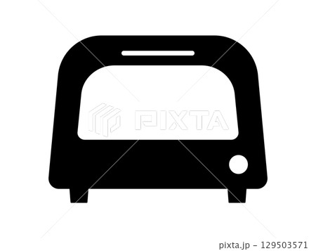 オーブントースターのアイコン　モノトーン 129503571