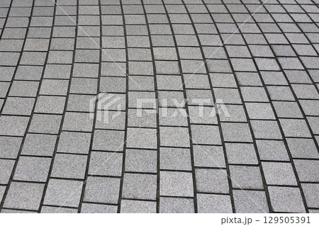 Pavement brickwork in Tokyo Japan Pavement brickwork in Tokyo Japan 129505391