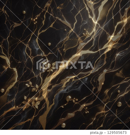 seamless pattern. golden abstract background. vector illustration 129505673