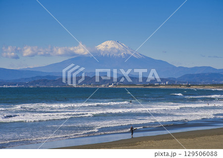 【藤沢市】鵠沼海岸の風景 129506088