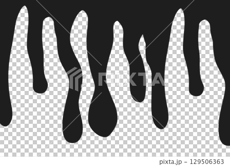 Dripping Black Simple 129506363