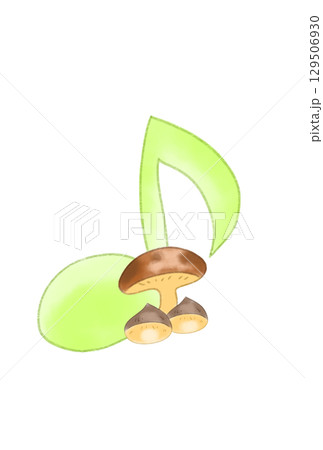 栗の付いた音符 129506930