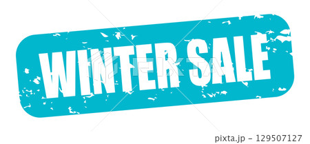 WINTER SALE アイコン イラスト シンプル ベクター素材 ターコイズブルー 129507127