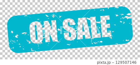 ON SALE アイコン イラスト シンプル ベクター素材 ターコイズブルー 129507146