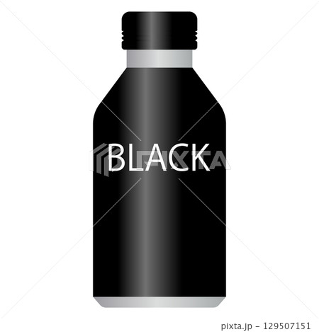 ブラックの缶コーヒーのイラスト 129507151