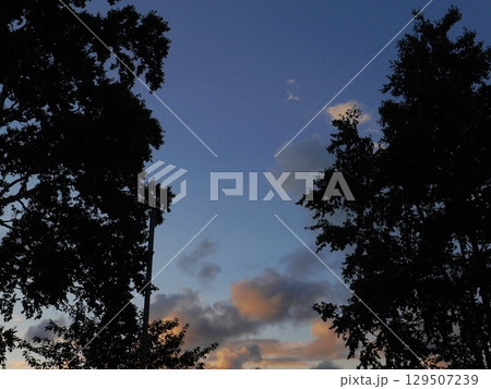 夕暮れ時の空 夕暮れ時の空 129507239