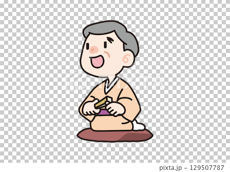 A storyteller performing a piece A storyteller performing a piece 129507787