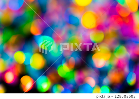 キラキラ・カラフル 背景素材 キラキラ・カラフル 背景素材 129508605