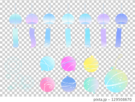 夏日主題插畫集-暑假 129508670