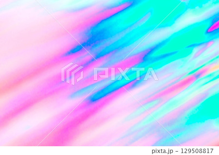 水彩・ピンクとブルー 背景素材 129508817