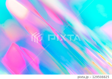 水彩・ピンクとブルー 背景素材 129508825