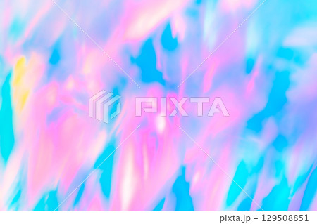 水彩・ピンクとブルー 背景素材 129508851