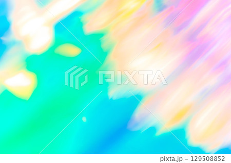 水彩・ピンクとブルー 背景素材 129508852