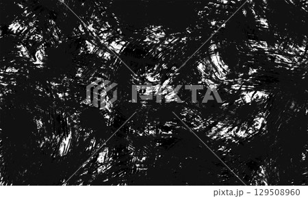 ほぼ黒く染まった背景透明のイラスト素材 129508960