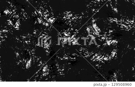 ほぼ黒く染まった背景透明のイラスト素材 129508960