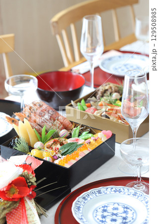 家庭のおせち料理 129508985