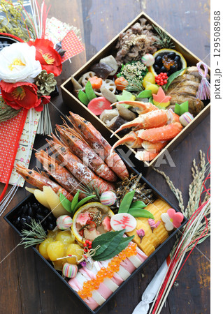 家庭のおせち料理 129508988