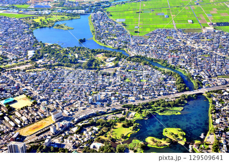 水前寺江津湖公園周辺(熊本県熊本市)【2025.7】 129509641