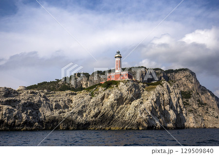 cliffs of Capri island, Capri, Italy 129509840