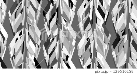 Cubist 3d vector desktop background. Cube in black and white with shading. Background behind the cubes in gray. Surface alignment effect. Cubist 3d vector desktop background. Cube in black and white with shading. Background behind the cubes in gray. Surface alignment effect. 129510159