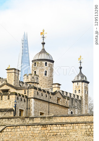 ロンドン塔のとても美しい風景 129513290