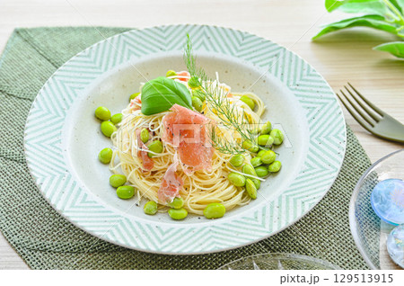 枝豆と生ハムのカッペリー二 129513915