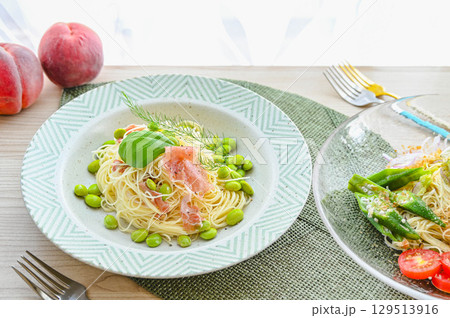 枝豆と生ハムのカッペリー二 129513916