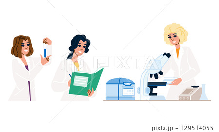 research chemist lab assistant woman vector 129514055
