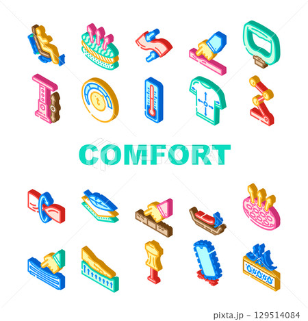 comfort useability product icons set vector 129514084