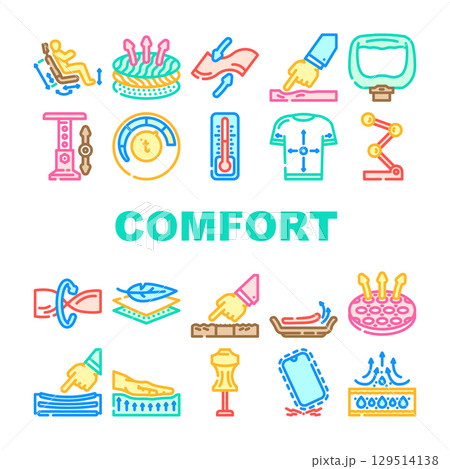 comfort useability product icons set vector 129514138