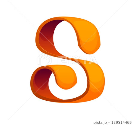 Healthcare font typeset, rubber bandage letter S. Healthcare English alphabet font element, hospital isolated cartoon vector type symbol. Medicine ABC sign or medical therapy typeset letter Healthcare font typeset, rubber bandage letter S. Healthcare English alphabet font element, hospital isolated cartoon vector type symbol. Medicine ABC sign or medical therapy typeset letter 129514469