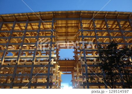 大阪・関西万博の大屋根リング(EXPO2025) 129514597