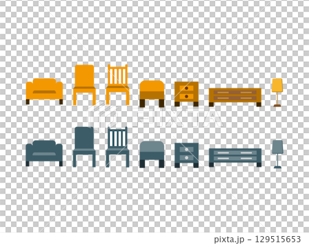 一套家具插圖 129515653