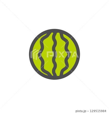 楽しそうな夏のアイコンセット	 129515984