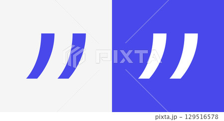 かっこ・カンマ・飾りのアイコンセット	 129516578