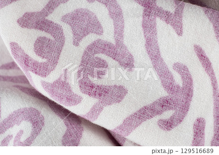 Natural Fiber Viscose Fabric Macro Texture Close-Up Natural Fiber Viscose Fabric Macro Texture Close-Up 129516689