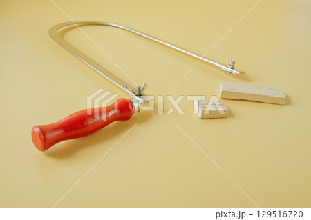 Hand held fretsaw for wood cutting ,Wood craft tool. Hand held fretsaw for wood cutting ,Wood craft tool. 129516720