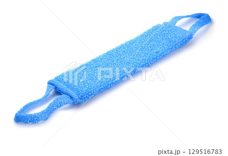Blue plastic bath scrubber Blue plastic bath scrubber 129516783