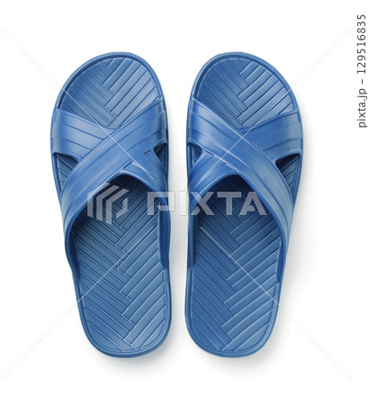 Blue EVA slide sandals 129516835