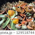 Food waste pile for composting. 129518744