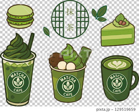 抹茶フェア　抹茶カフェ　抹茶スイーツ 129519659