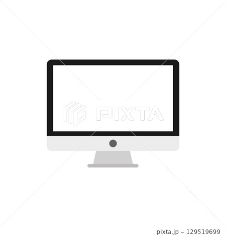 Computer monitor display screen. Vector 129519699
