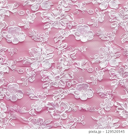 An Elegant and Beautiful Floral Lace Pattern is Set Against a Soft Purple Background Perfect for Stylish Decor 129520545