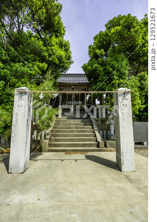 浦富海岸 田後神社 注連柱 鳥取県岩美町 浦富海岸 田後神社 注連柱 鳥取県岩美町 129521673