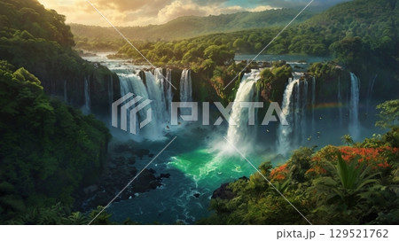 世界が息を呑む、幻想と轟音の大瀑布 - 神秘の自然遺産風景 129521762